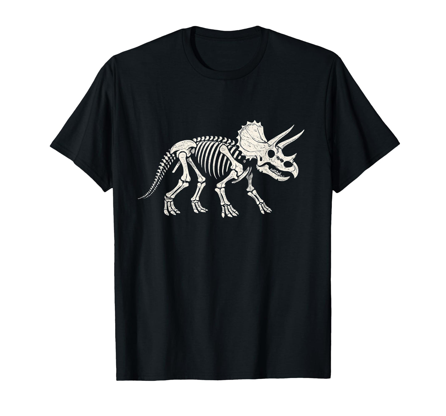 Triceratops Skeleton Dinosaur Fossil Paleontology T-Shirt