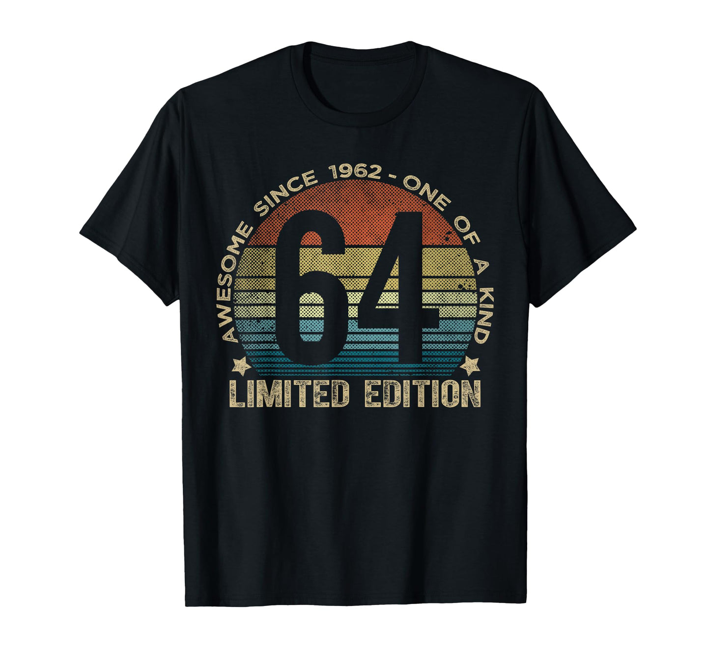 64 Year Old Gifts Vintage 1962 Limited Edition 64th Birthday T-Shirt