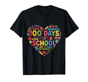 Celebrate 100 Days of Fun Learning at School! T-Shirt