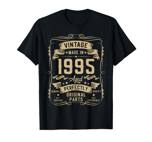 Vintage 1995 31yr 31st Birthday Gifts for Men 31 Years Old T-Shirt
