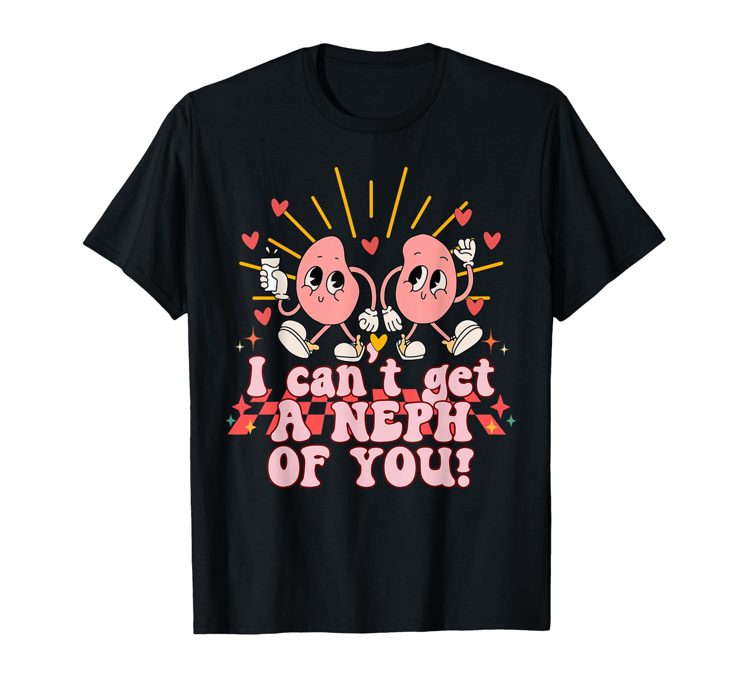 Kidney Dialysis Nurse Nephrology Tech Awareness Valentines T-Shirt