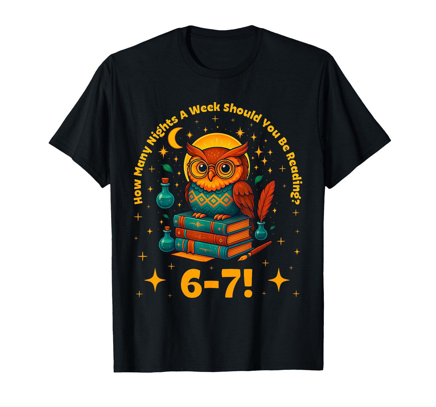 Funny Reading 6 7 Six Seven Meme English Teacher Book Lover T-Shirt