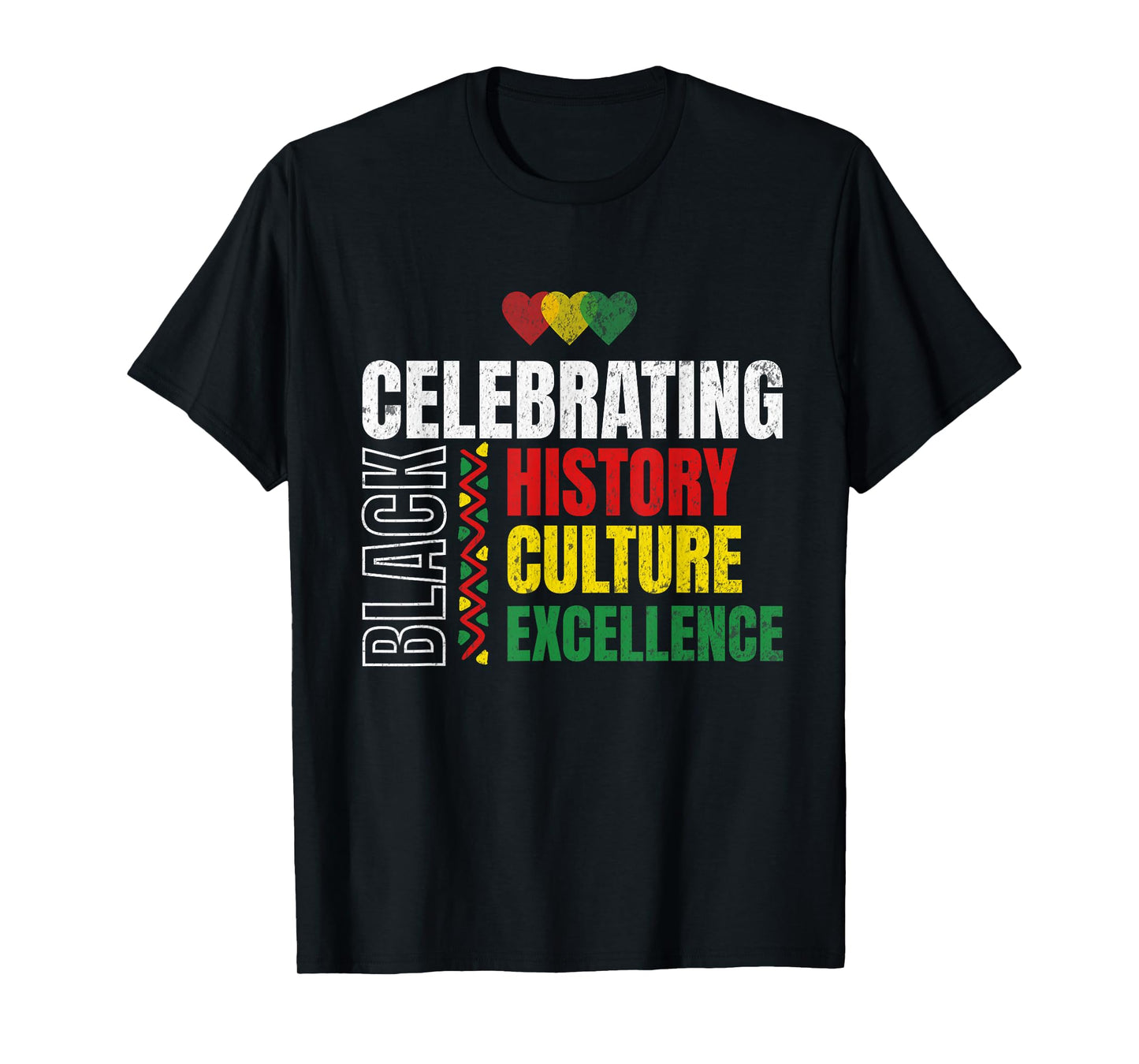 Celebrating Black History Month African Afro T-Shirt