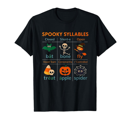 Teach Boo Repeat Funny Teacher Halloween Costume T-Shirt