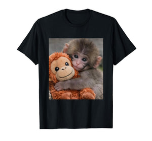 Cute Baby Monkey Punch T-Shirt