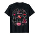 Valentines Day Black Cats Heart Yarn Kitten Girls Kid Women T-Shirt
