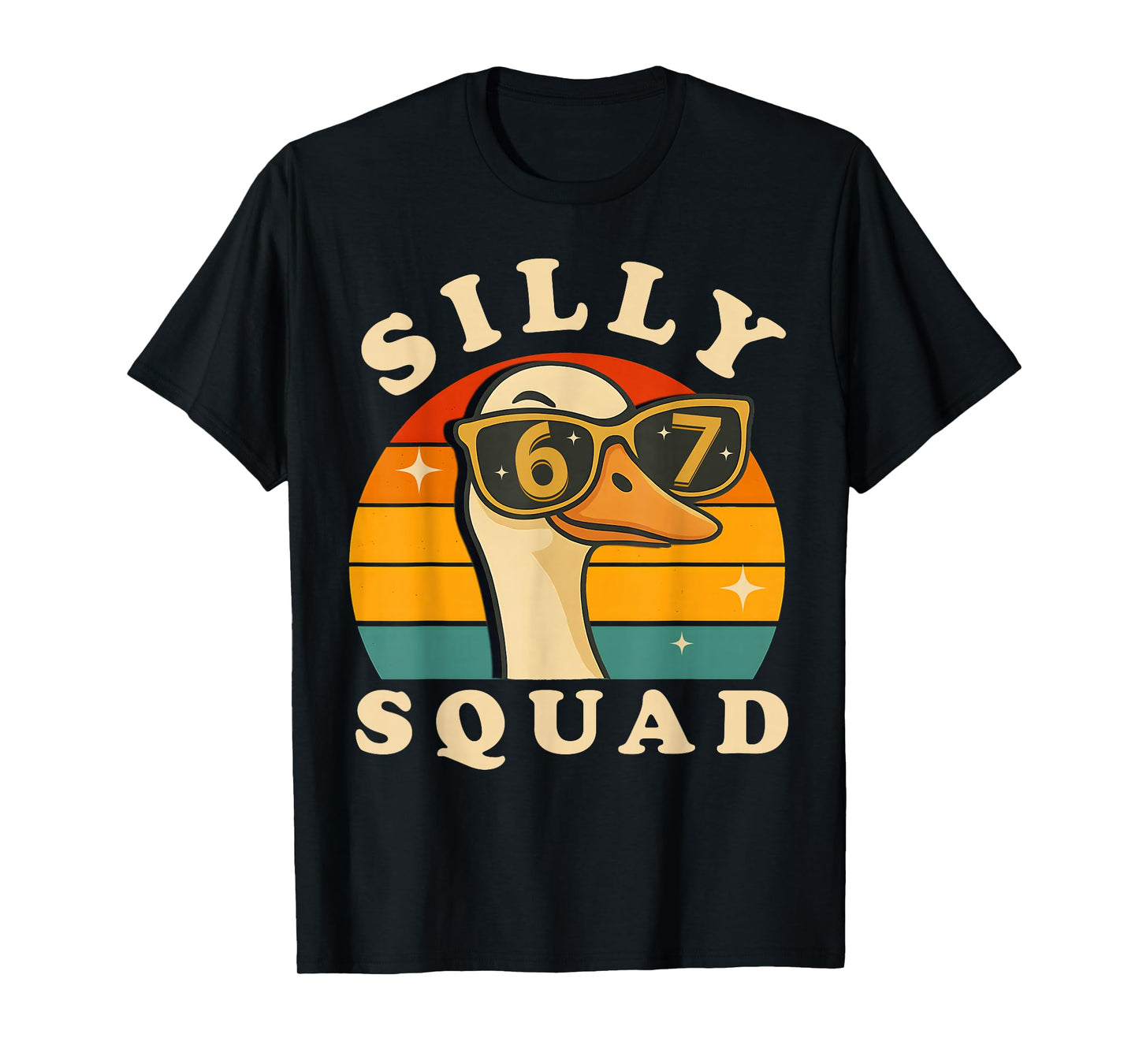 Matching 67 Silly Goose Funny 6 7 Meme Boys Kids Six Seven T-Shirt