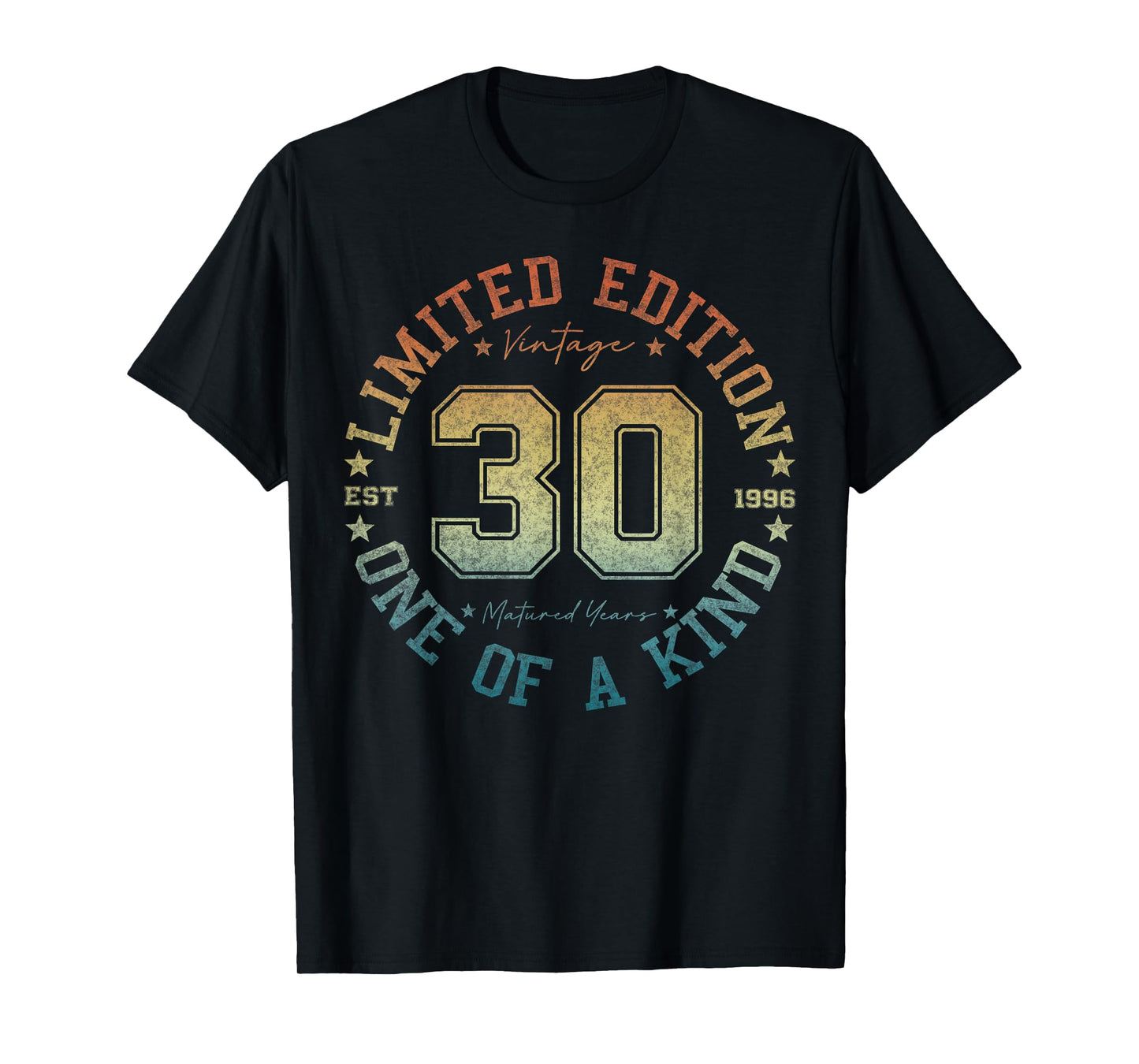 30 Year Old Gifts Vintage 1996 Limited Edition 30th Birthday T-Shirt