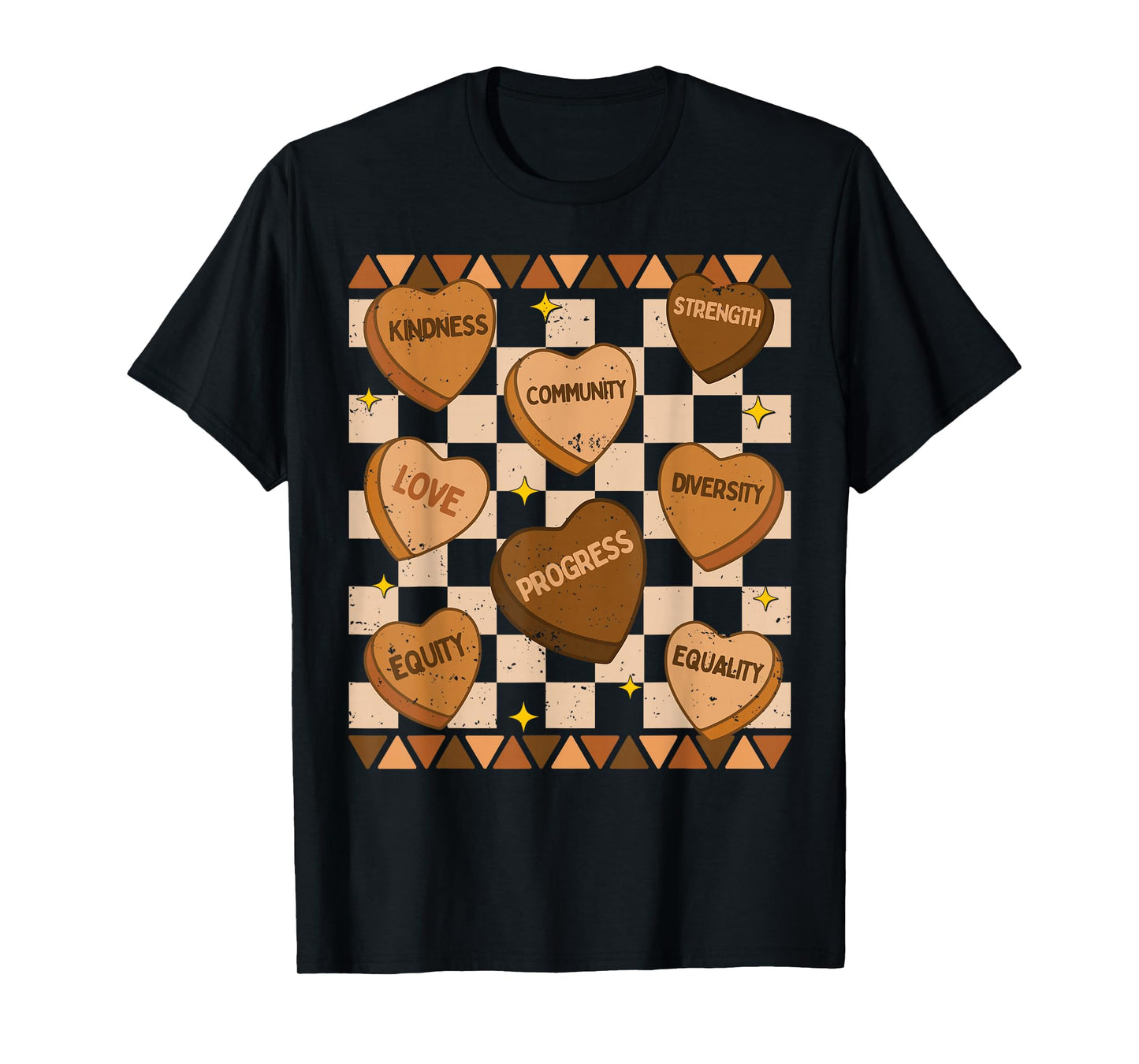 Black History Month Positive African American Men Women Kids T-Shirt