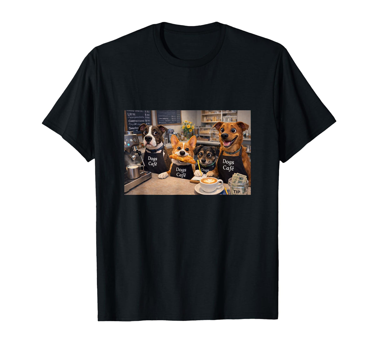 Dogs Cafe T-Shirt