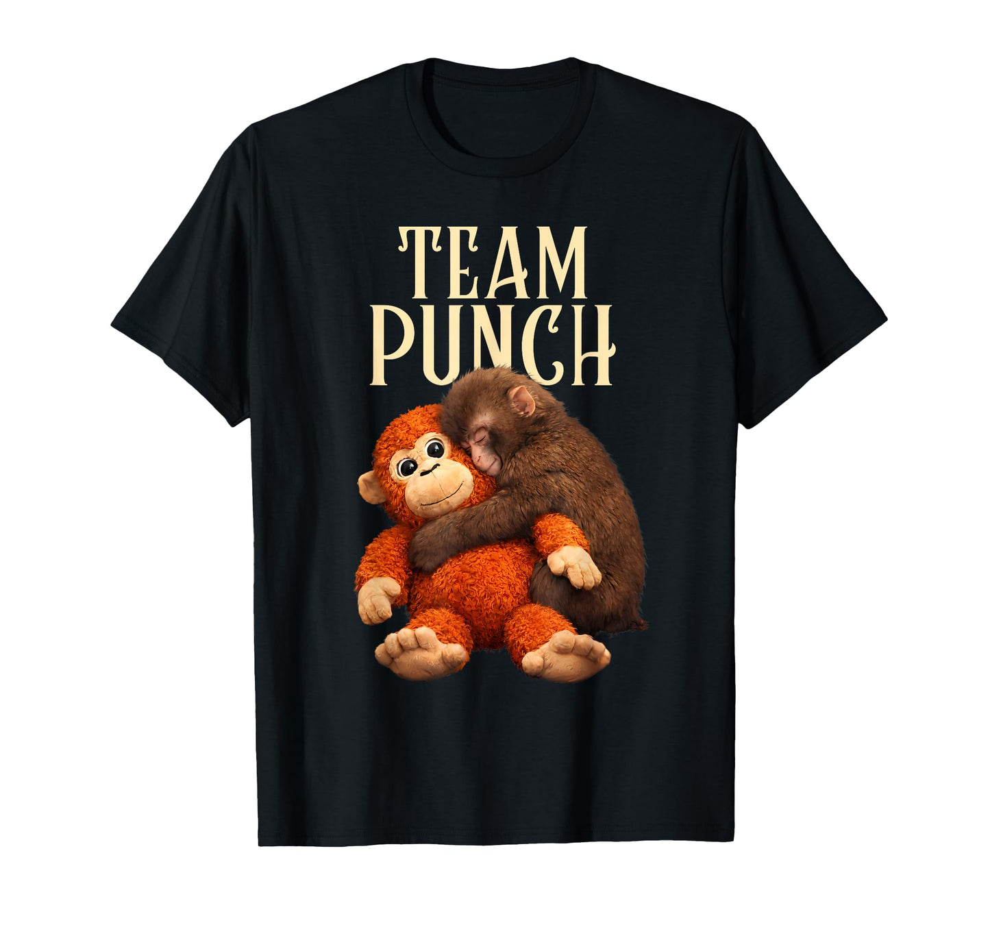 Cute Baby Monkey Punch Team Punch Kids T-Shirt