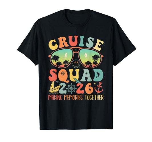 Cruise Squad 2026 Family Group Matching Summer Vacation T-Shirt