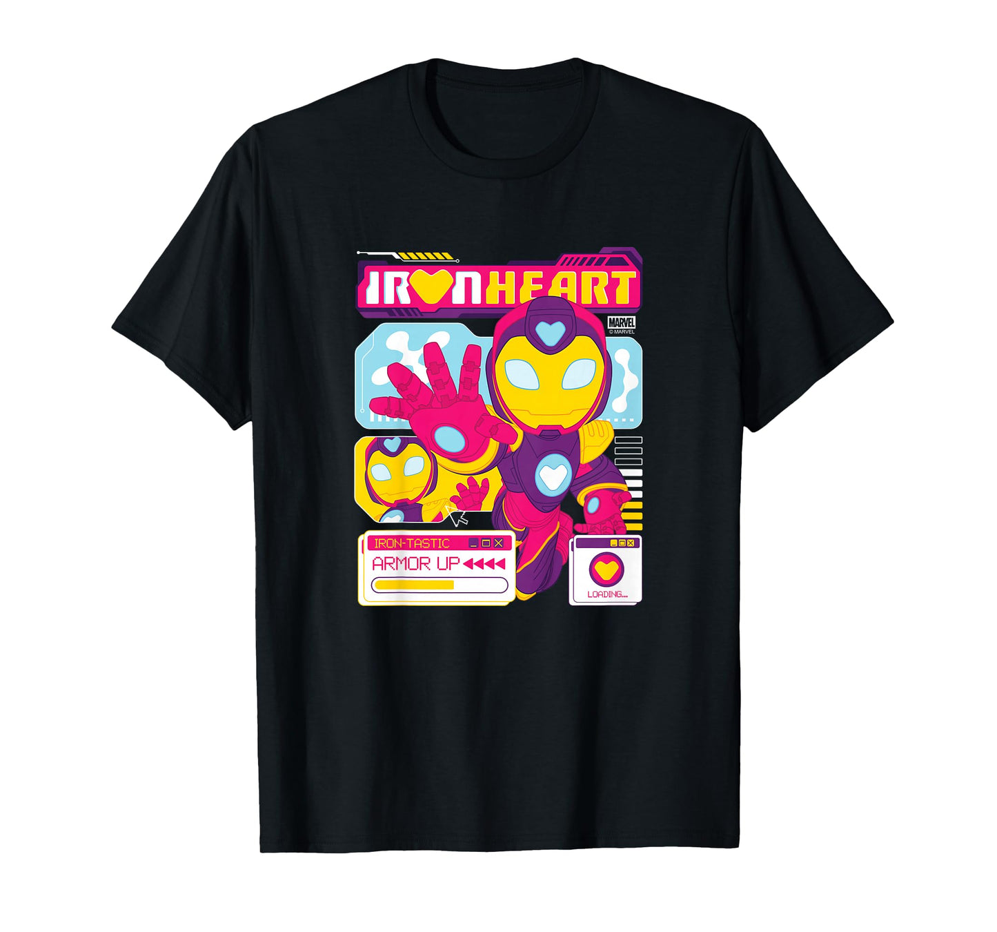 Spidey and His Amazing Friends- Ironheart Y2K T-Shirt