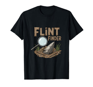 Flint Finder Arrowhead Hunting Archaeology Lover T-Shirt