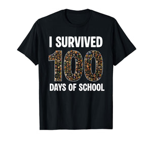100 Days of School Funny Brain Rot Italian Brainrot Boy Kids T-Shirt