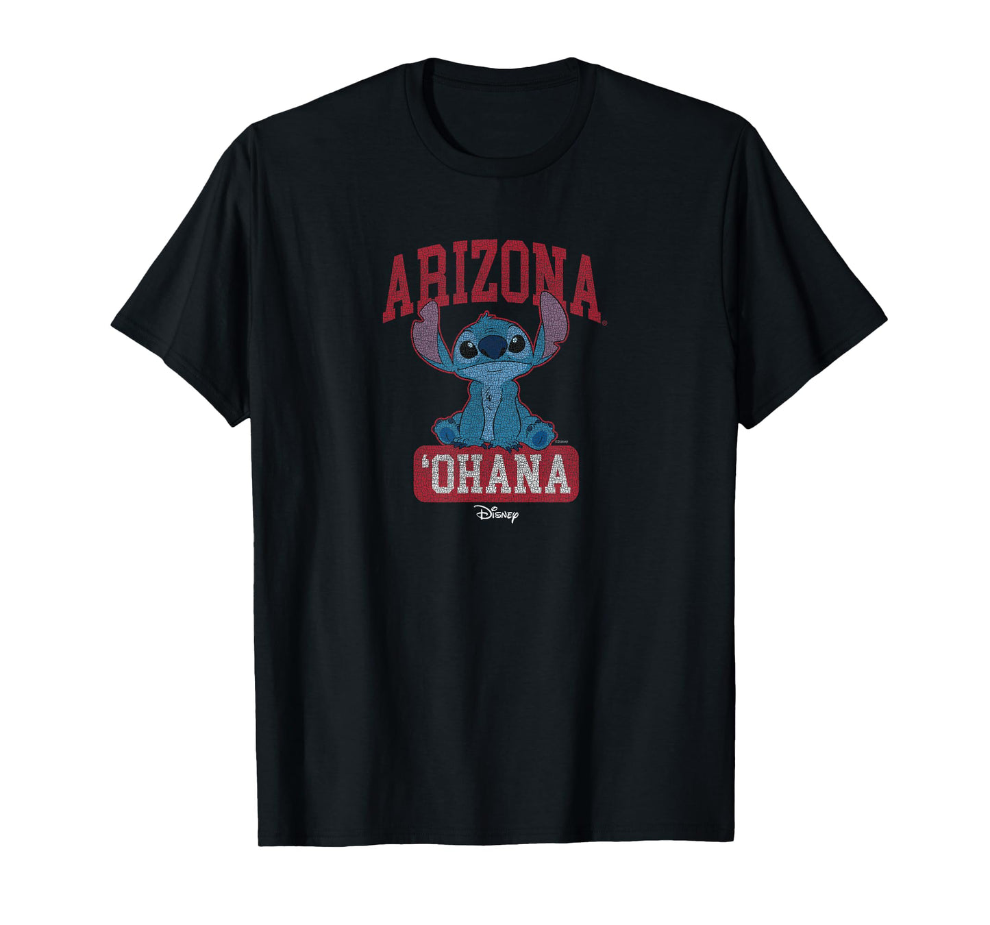 Arizona Wildcats Stitch Ohana Vintage Navy T-Shirt