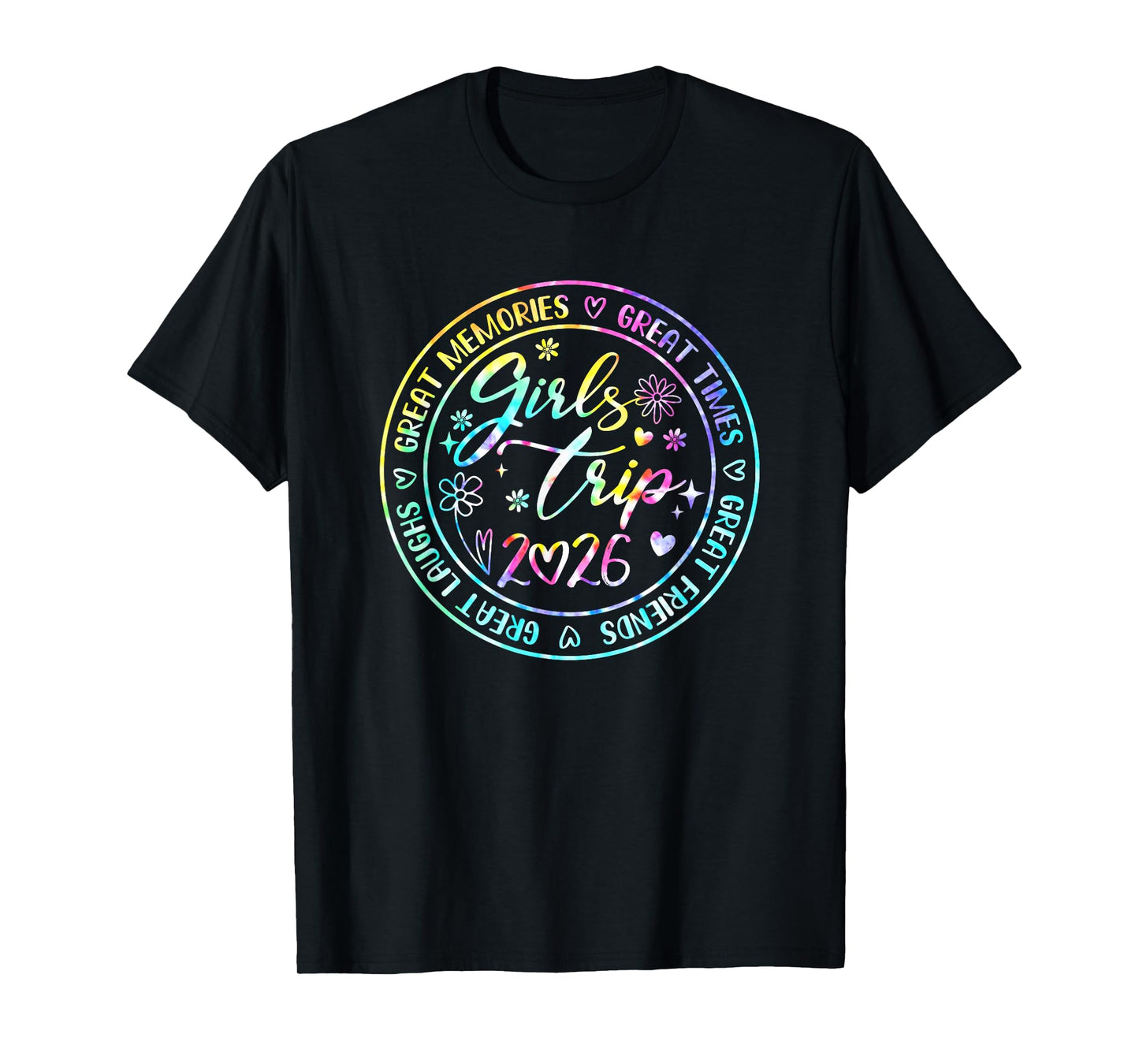 Girls Trip 2026 Womens Weekend Vacation Matching Besties T-Shirt