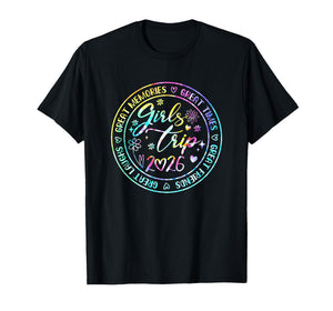 Girls Trip 2026 Womens Weekend Vacation Matching Besties T-Shirt