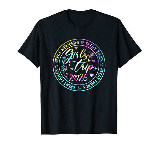 Girls Trip 2026 Womens Weekend Vacation Matching Besties T-Shirt
