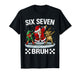Six Seven Meme Christmas 67 Santa Dabbing Xmas Men Women Kid T-Shirt