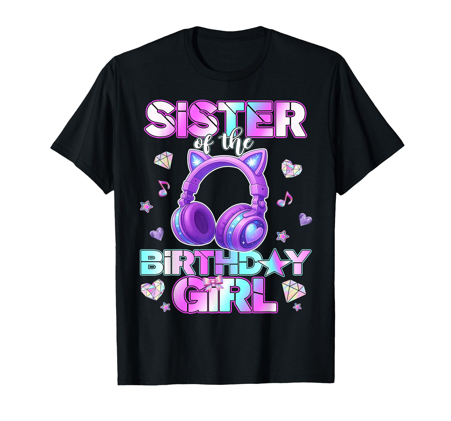Sister of The K-PoP Birthday Girls Korean Music Lovers T-Shirt