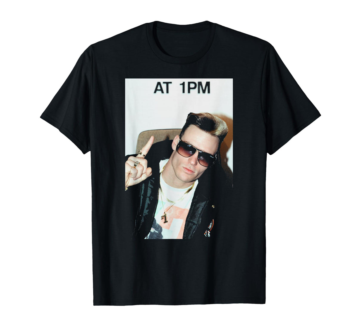 Rapper Vanilla Ice at Tower Records London 1990 T-Shirt