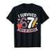 I Survived 67 Days of School Funny Meme Student Teacher T-Shirt