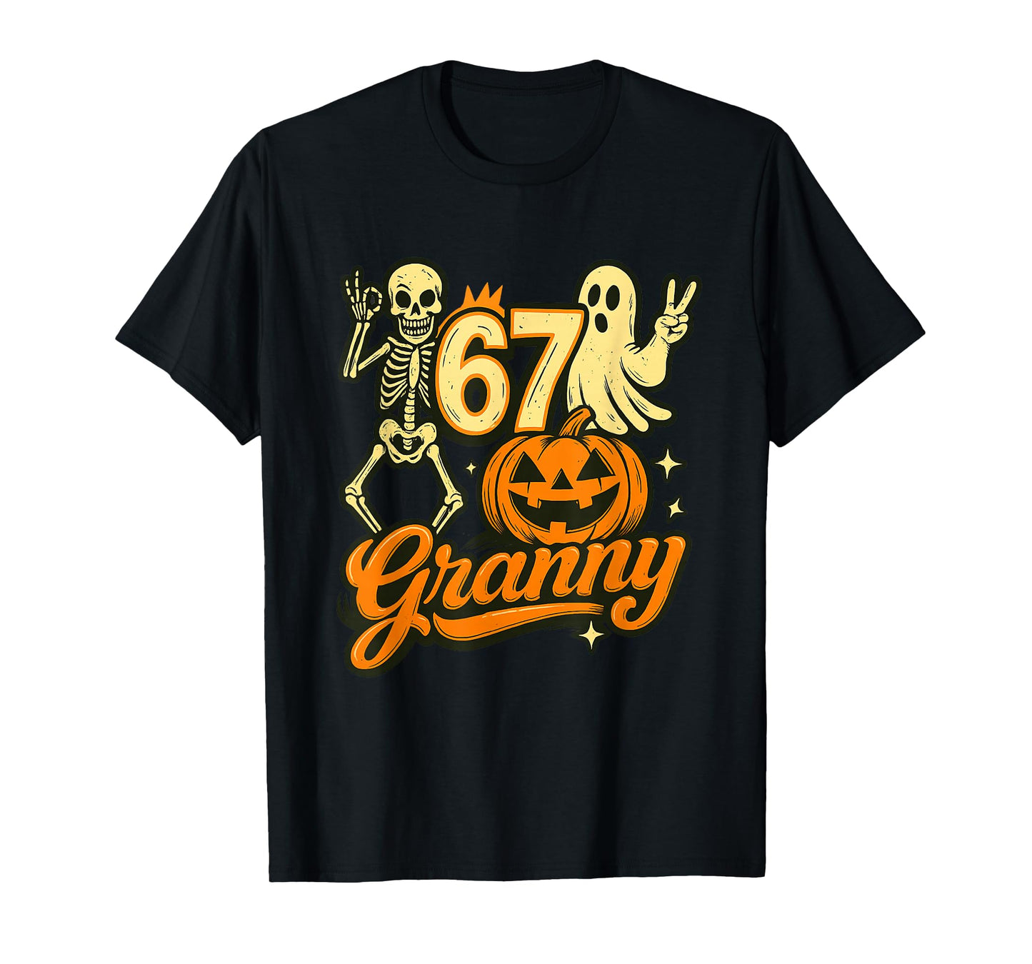 Haunted by 67 Six Seven 6 7 Meme Gen Alpha Halloween Shirt T-Shirt