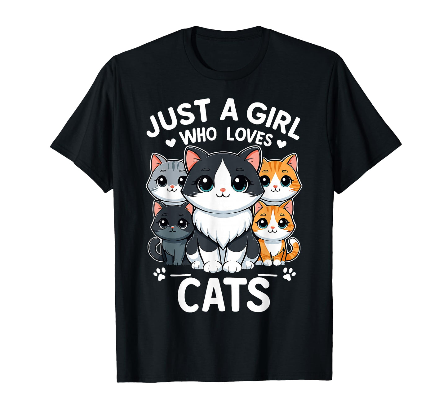 Just A Girl Who Loves Cats T-Shirt