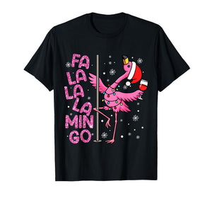 FA La La La Mingo Flamingo Christmas Dancing Party Xmas Pjs T-Shirt