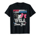 Burnouts or Bows Wela Loves You Gender Reveal Party T-Shirt