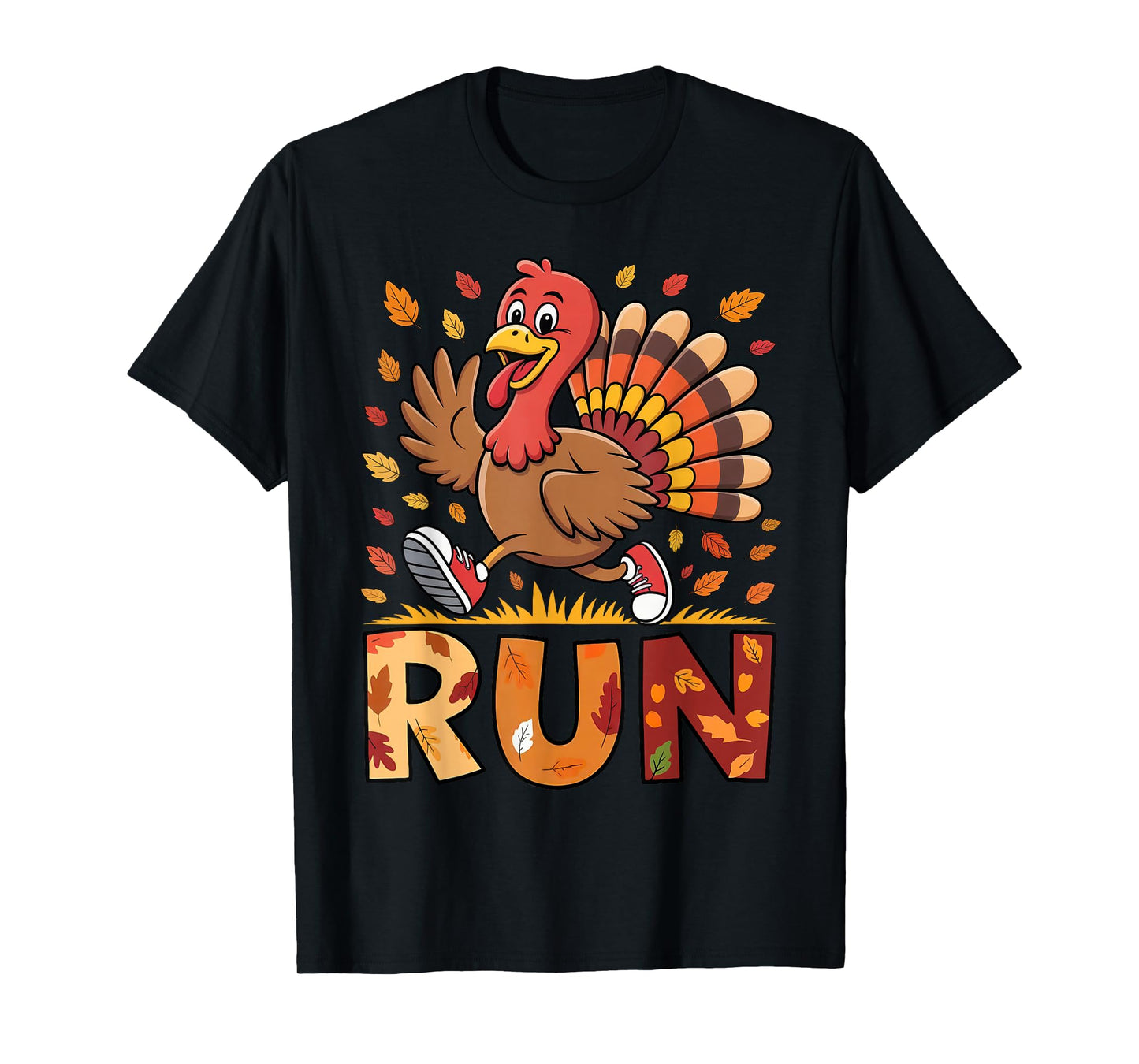 Turkey Run Costume Thanksgiving Running Turkey Trot T-Shirt