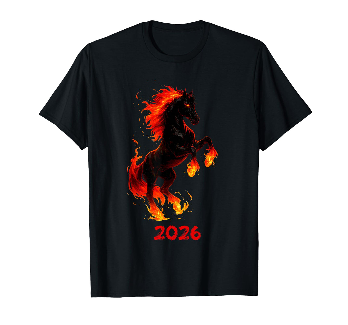 Fire Horse 2026 Year of The Horse Chinese New Year T-Shirt