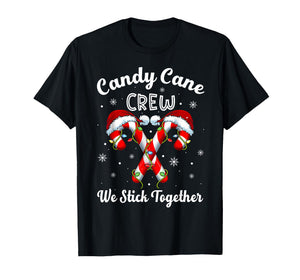 Christmas Candy Cane Heart Holiday Family Matching Pajama T-Shirt