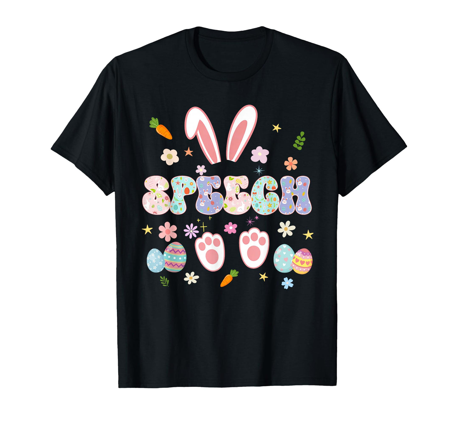 Speech Language Pathologist Bunny Easter SLP Speech Therapy T-Shirt