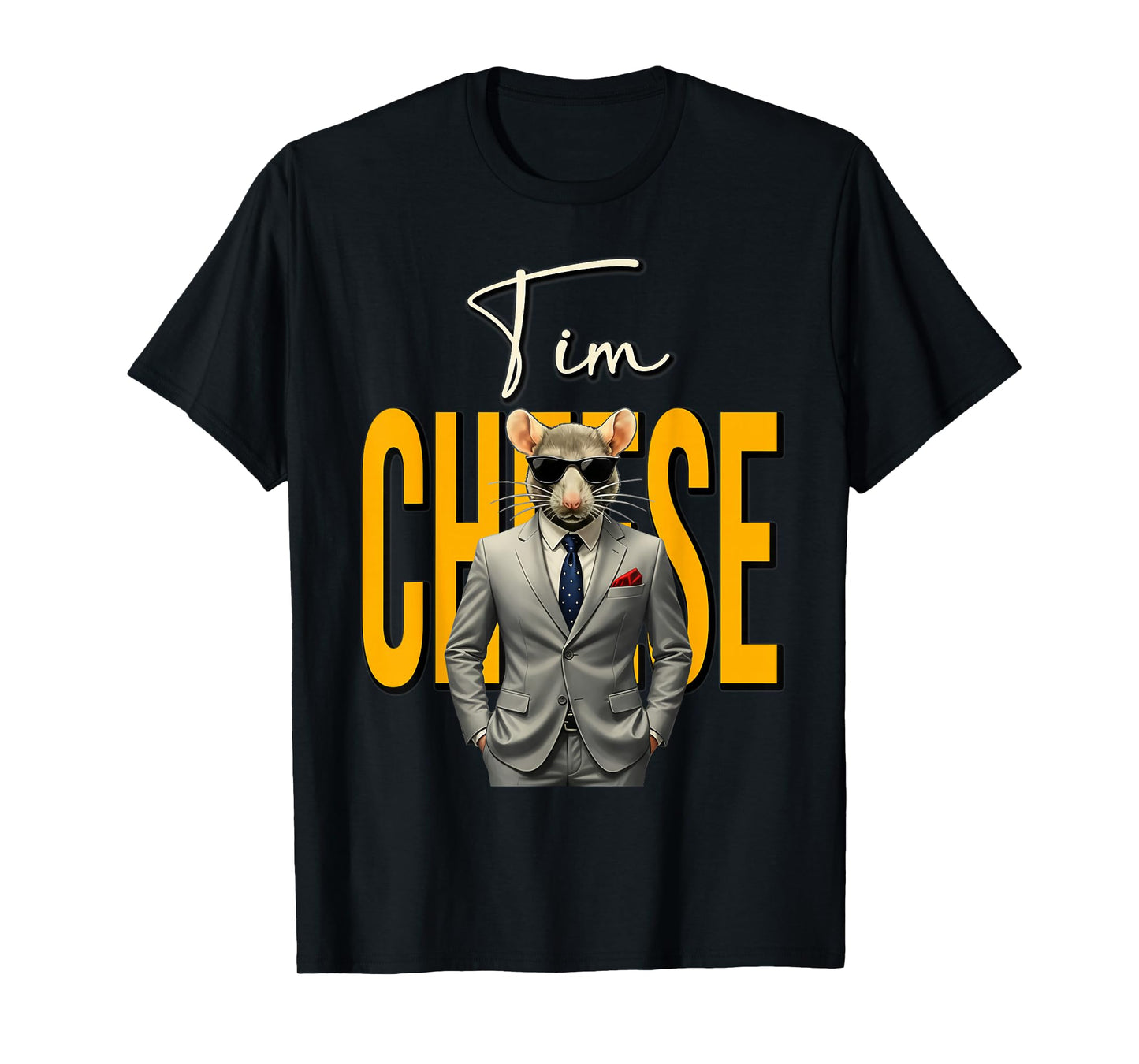 Tim Cheese - Funny Secret Agent Mouse Brainrot Kids Gaming T-Shirt