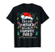 Im My Mother in Laws Favorite Child Funny Santa Mothers Day T-Shirt
