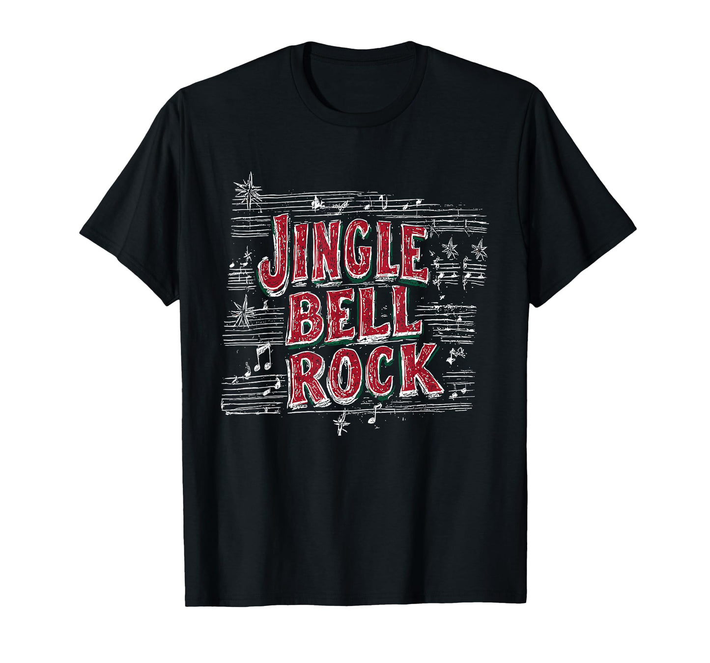 Jingle Bell Rock Christmas Music Band Xmas Party Pajama T-Shirt