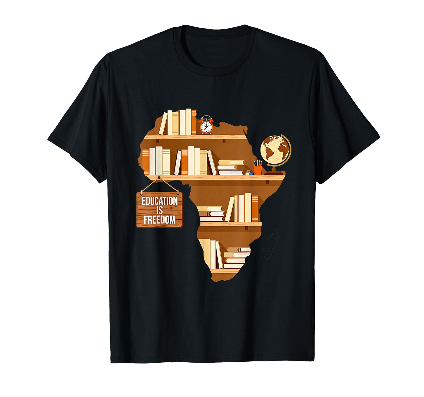 Education is Freedom Black History Month African American T-Shirt