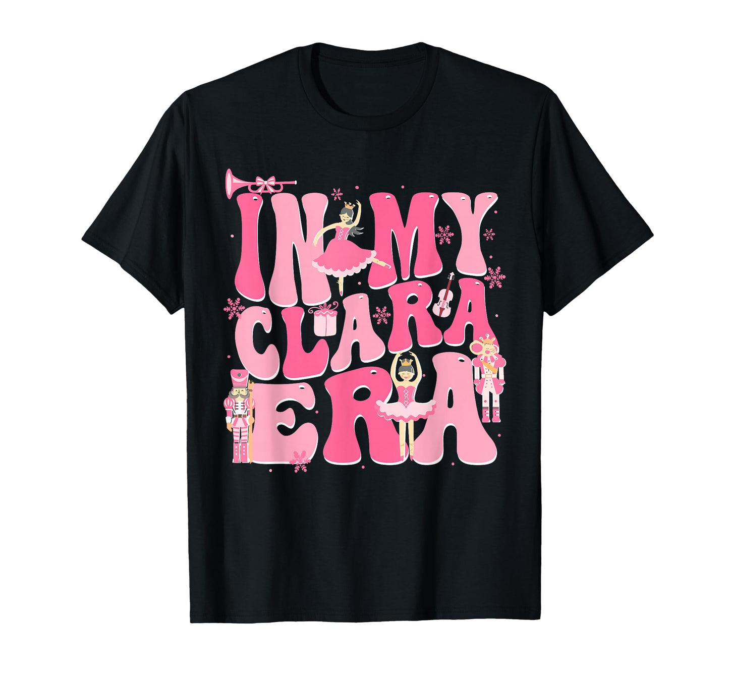 Coquette in My Clara Era Christmas Nutcracker Merry Xmas Kid T-Shirt