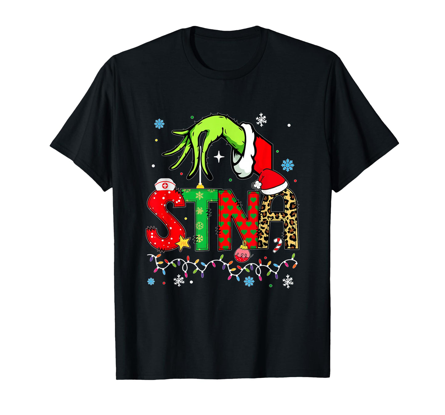 Funny STNA Christmas Shirt STNA Xmas for Women T-Shirt