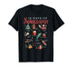 Retro Funny 12 Days of Sonography Ultrasound Tech Christmas T-Shirt