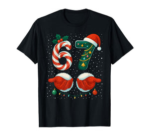 67 Christmas 6 7 Meme Pajamas Holiday Gen Alpha Slang T-Shirt