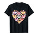 Cute Heart Love Valentines Day for Men Women Teachers Kids T-Shirt