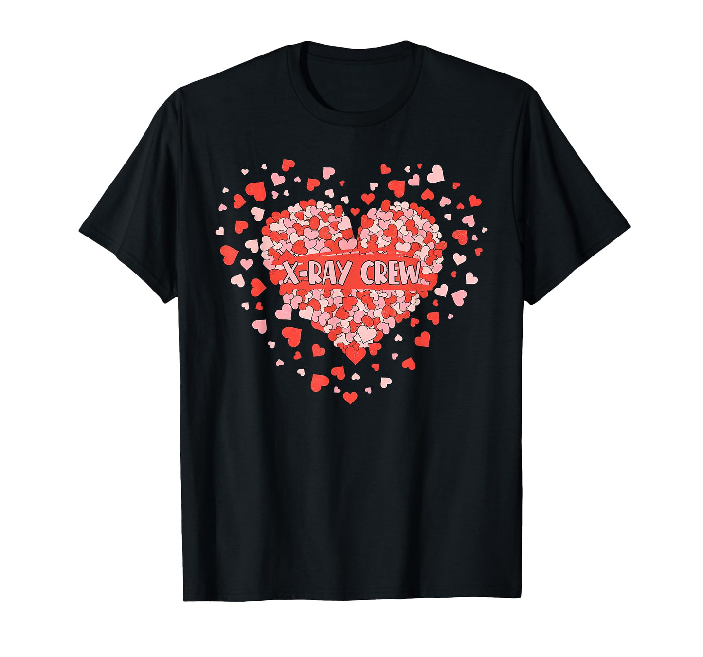 X-ray Crew Heart Valentines Radiology Technologist Rad Tech T-Shirt