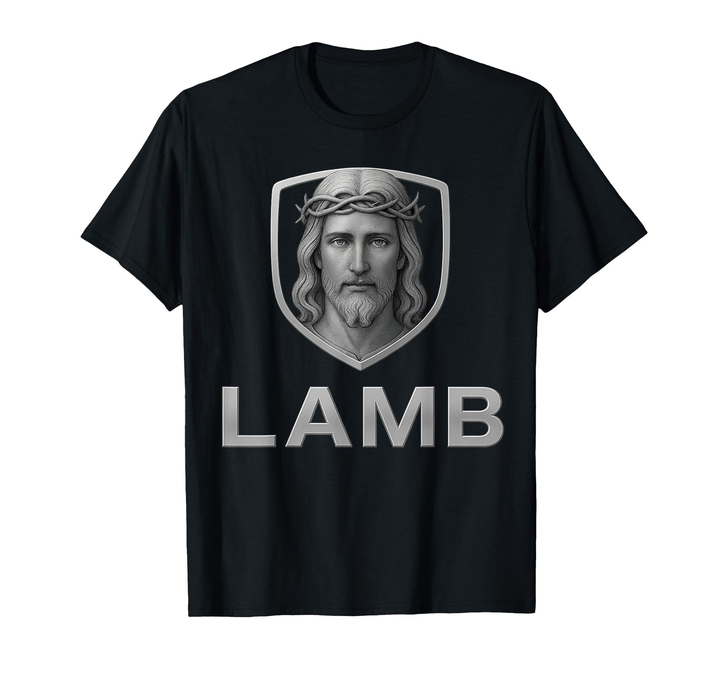 Jesus as The Lamb Iconic Christian Image T-Shirt