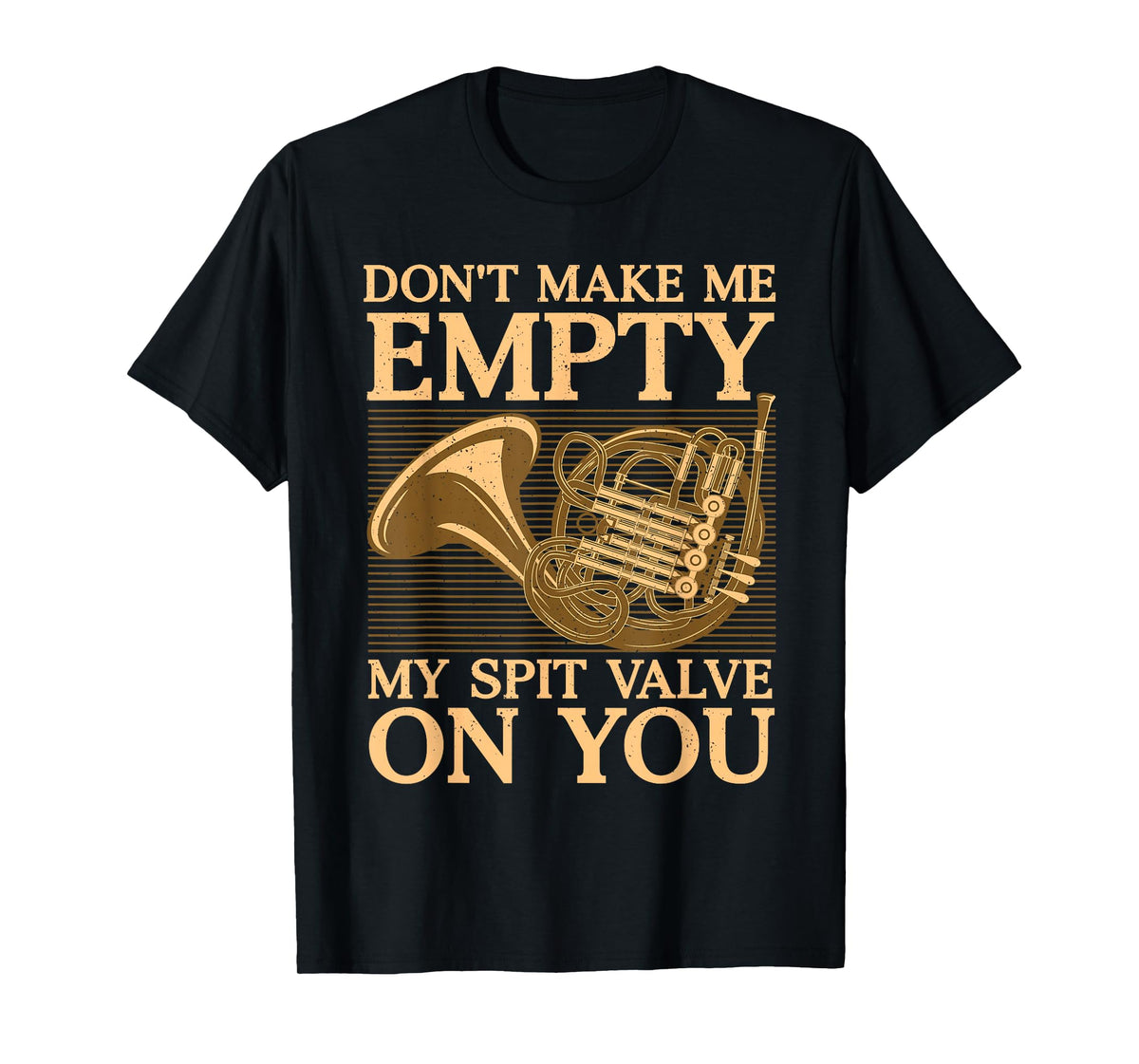 French Horn Novelty for Men Women Marching Band French Horn T-Shirt
