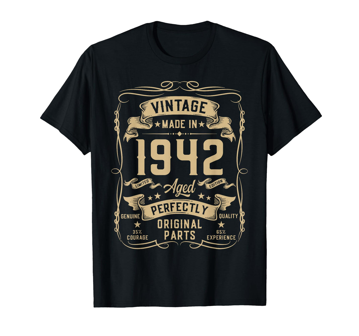 Vintage 1942 84yr 84th Birthday Gifts for Men 84 Years Old T-Shirt