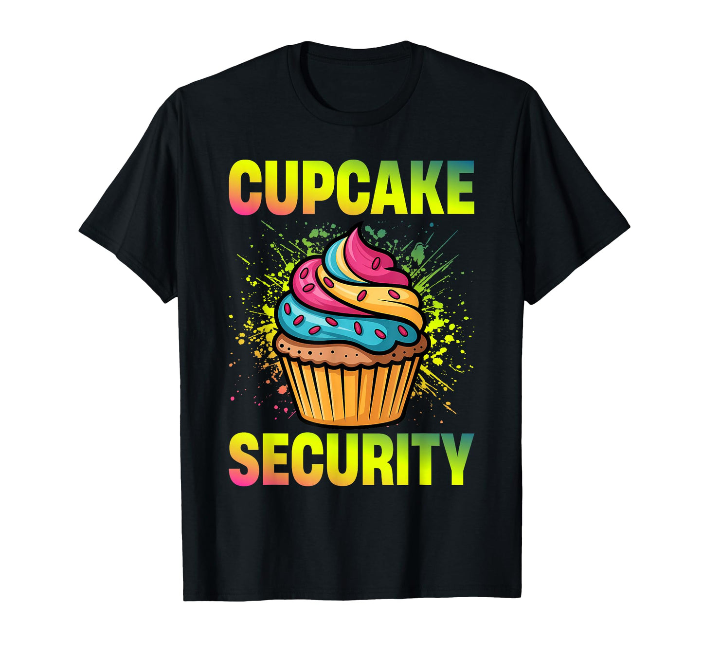 Halloween Sweet Sister Costume Cupcake Security T-Shirt