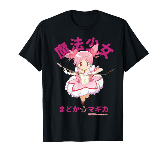 Madoka Kaname Rose Branch Bow Anime T-Shirt